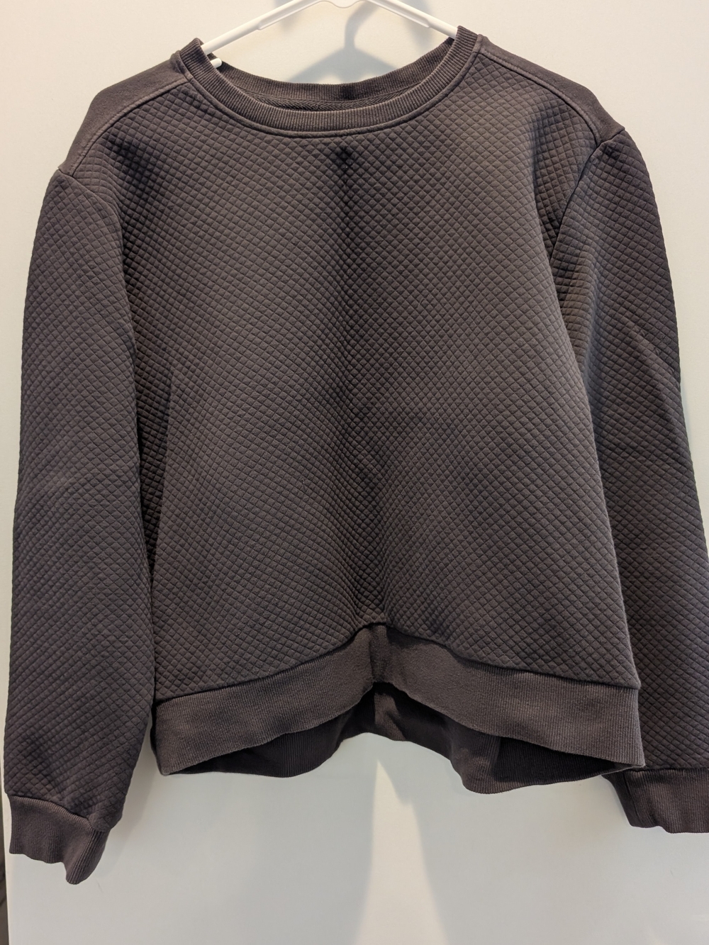Born Primitive Charcoal Quilted Crewneck Sweatshirt